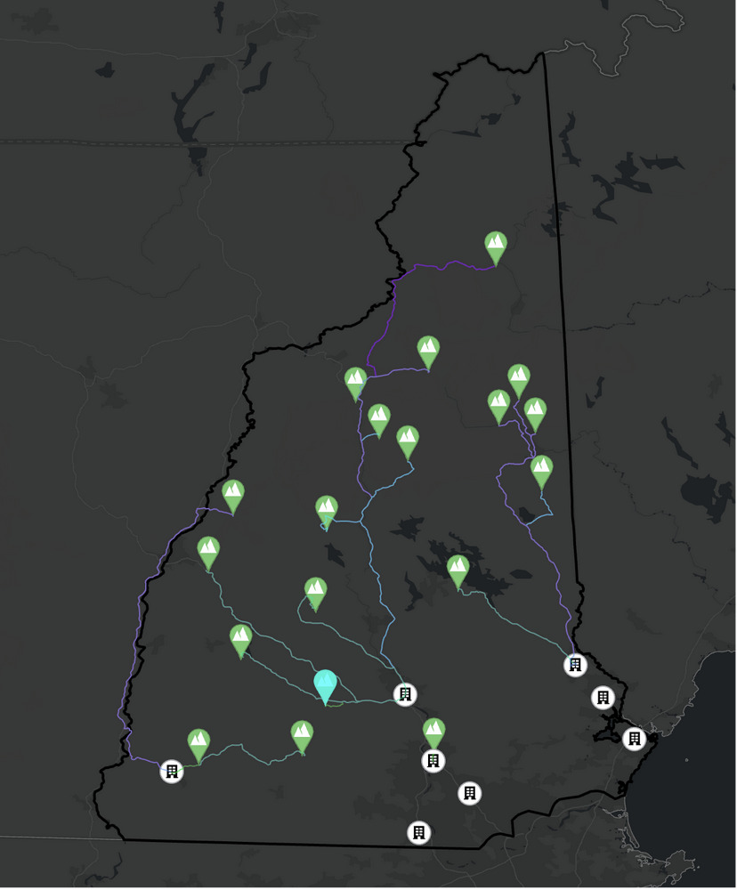 Resorts to Cities Map